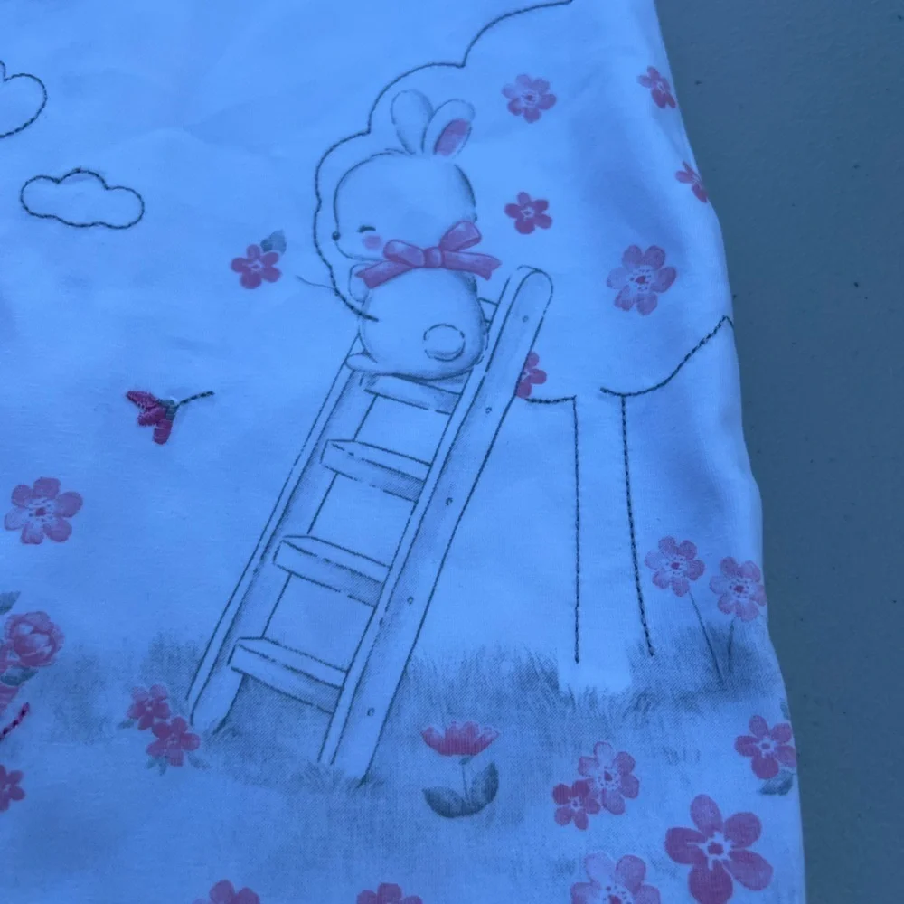 Mayoral Pink and White Nightgown Pajamas NWT Color White 12 Months Newborn Onsie